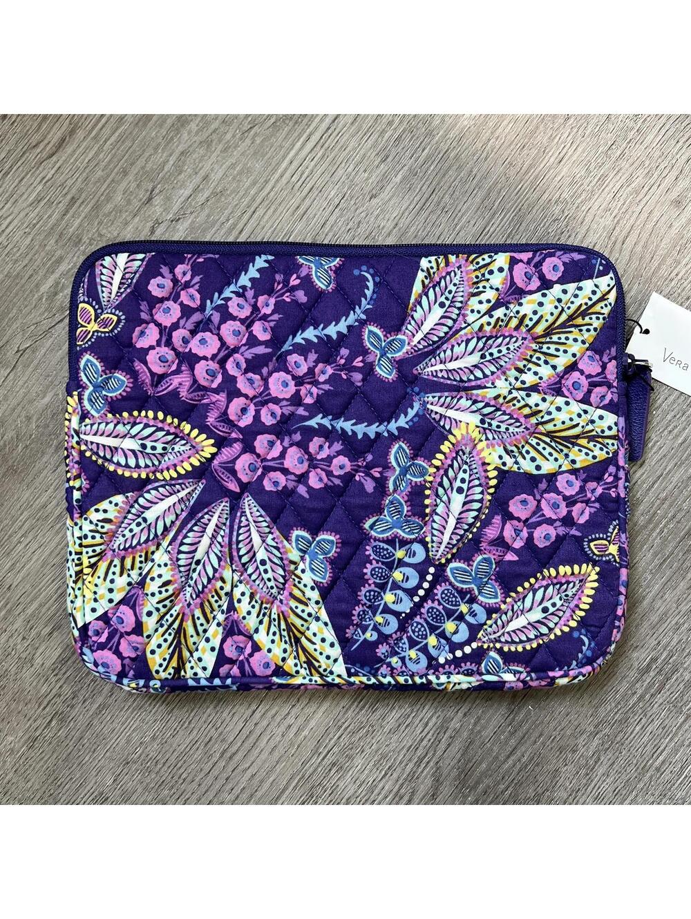 Vera Bradley Purple Floral Tablet Bag